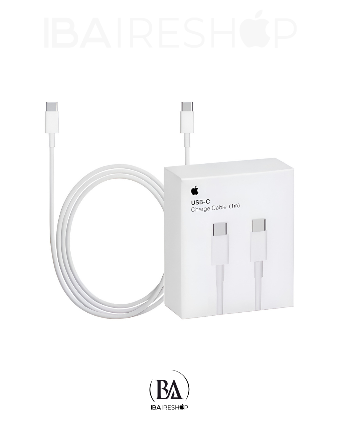 Cable Para IPhone 15 en adelante / USB C A USB C 1m Blanco